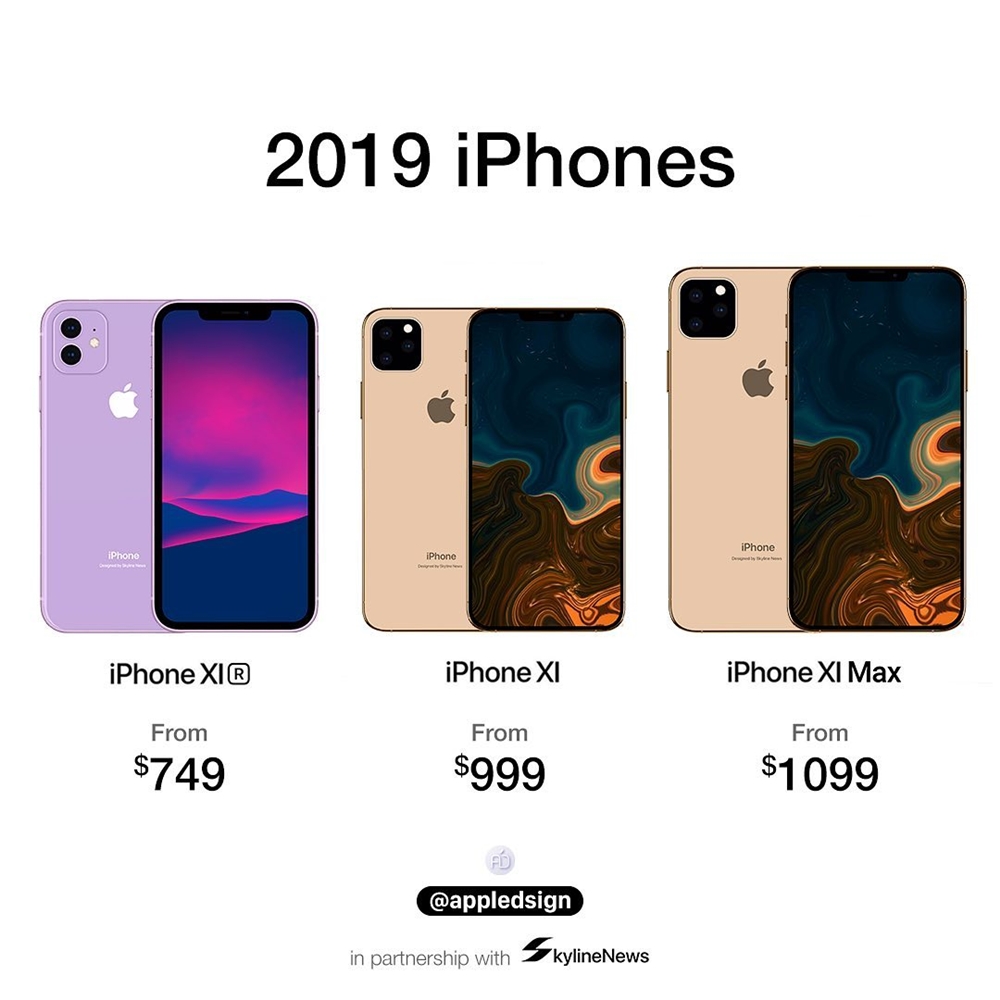 2019 新 iPhone 预测价格出炉！苹果执行长曾承认的「iPhone 售价太高」果然听听就好><